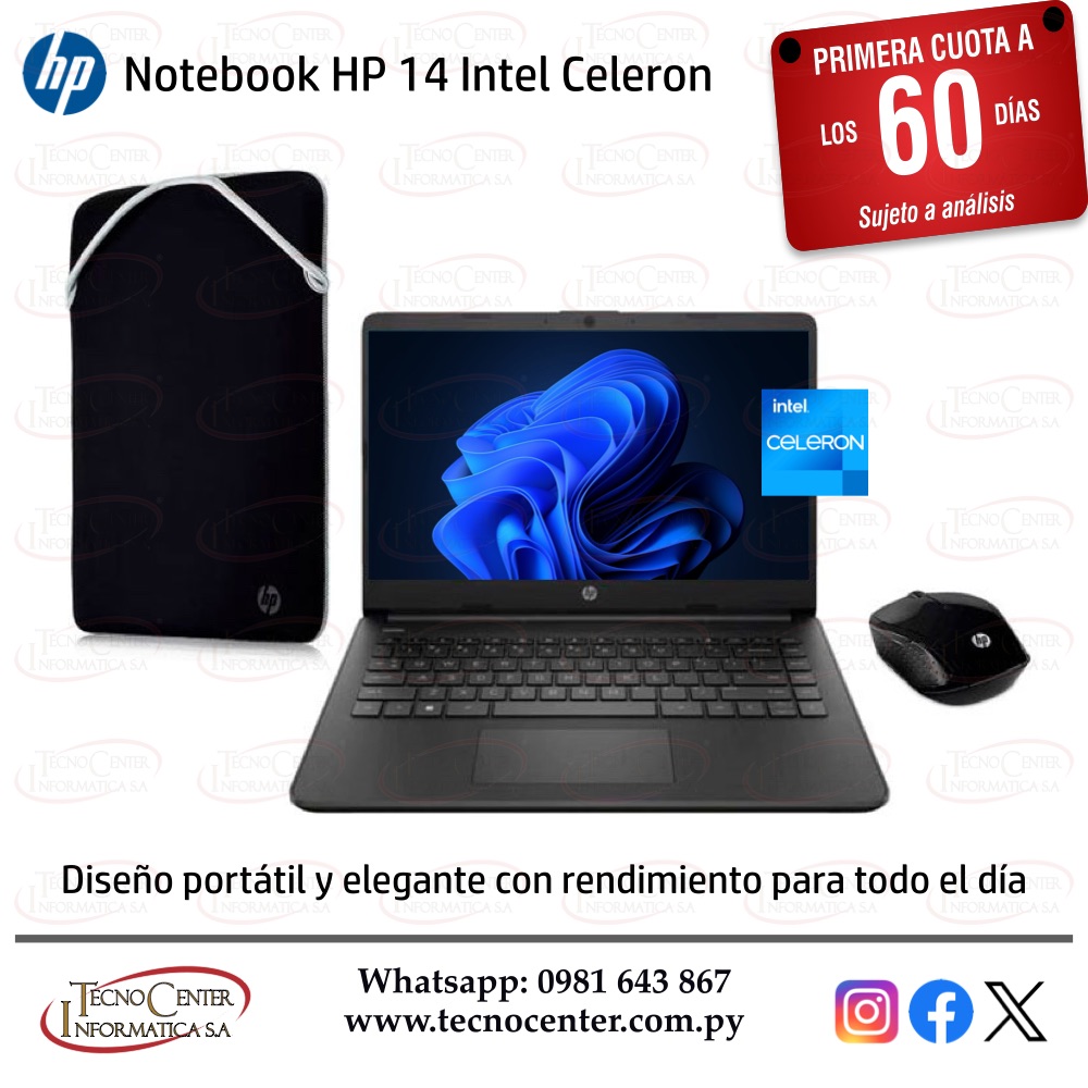 Notebook HP 14 Celeron